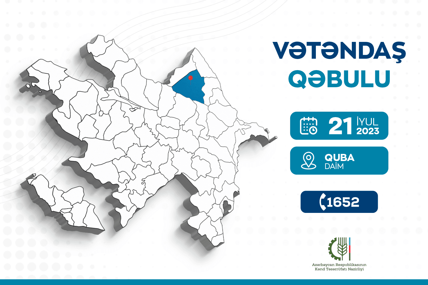 Qubada vətəndaş qəbulu