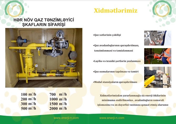 “Enerji-N MMC” şirkəti qaz sayğacı istehsal etməyi planlaşdırır