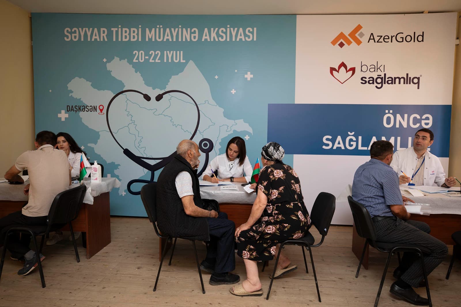 “AzerGold” QSC-nin təşkilatçılığı ilə Daşkəsəndə növbəti tibbi müayinə aksiyasına başlanılıb - FOTO