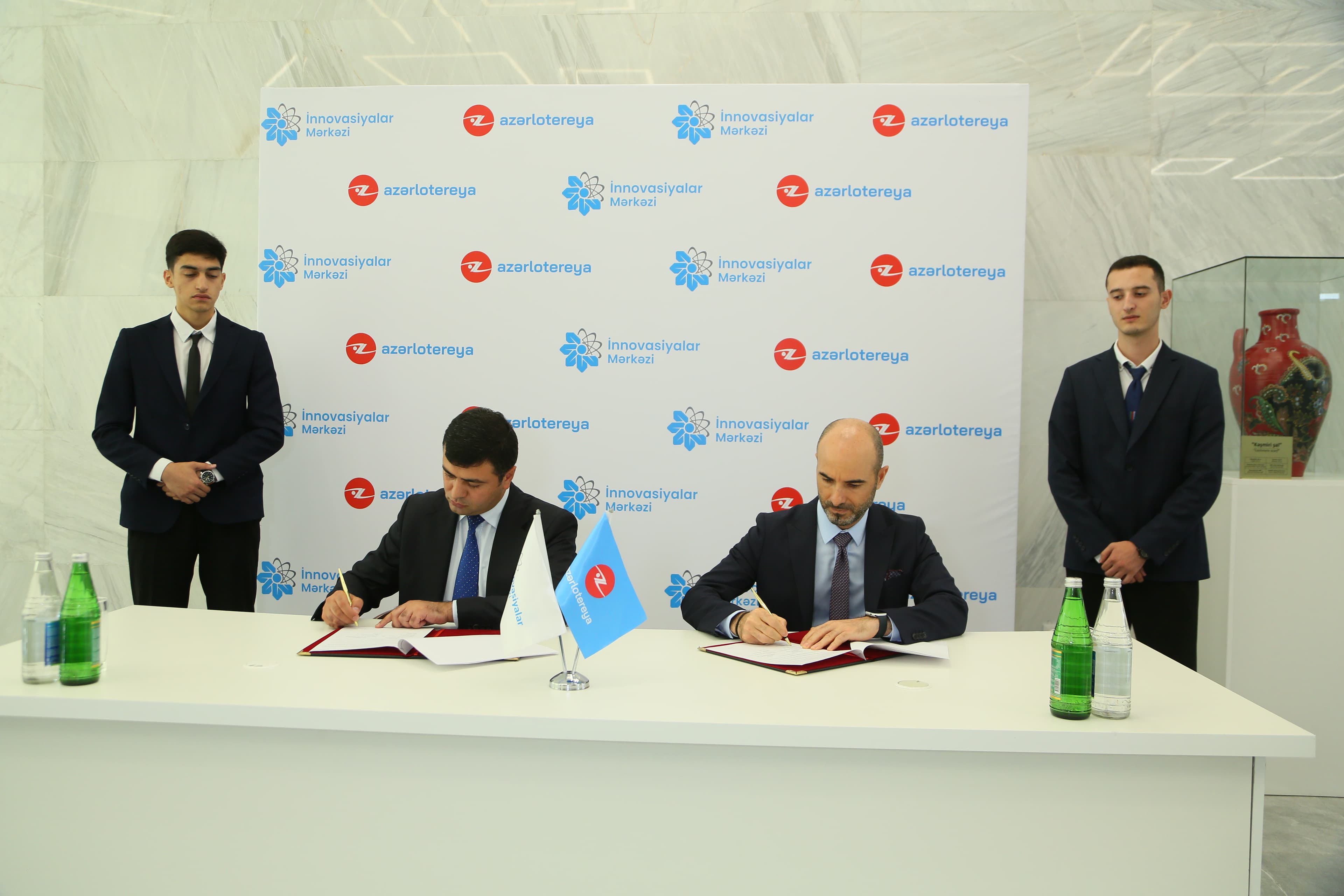 “İnnovasiyalar Mərkəzi” ilə "Azərlotereya" ASC arasında memorandum imzalanıb - FOTO