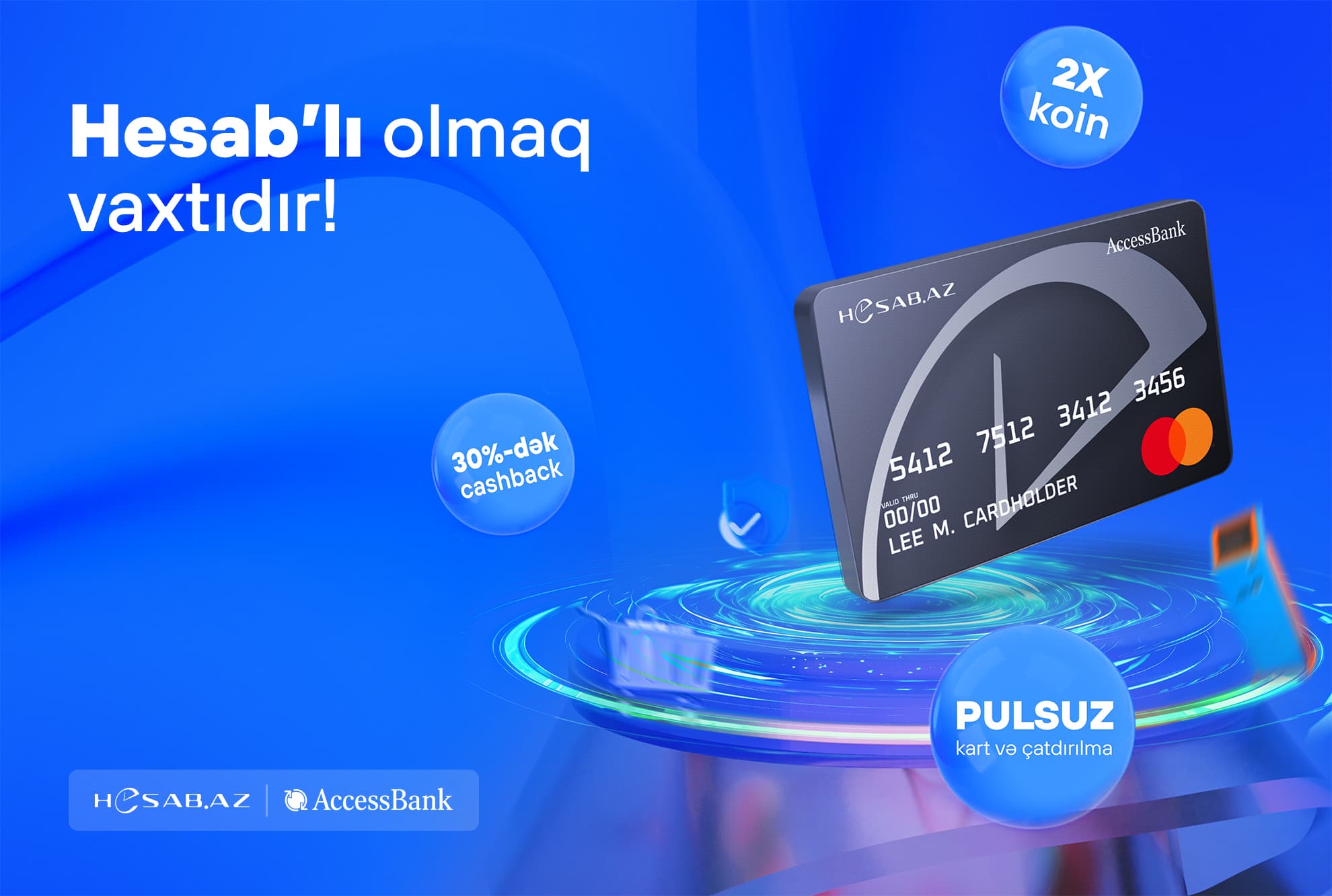 Hesab.az və AccessBank Hesab debet kartını təqdim edirlər