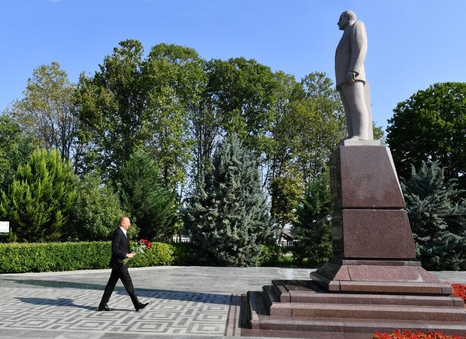 İlham Əliyev Qazax rayonuna səfər edib - FOTO