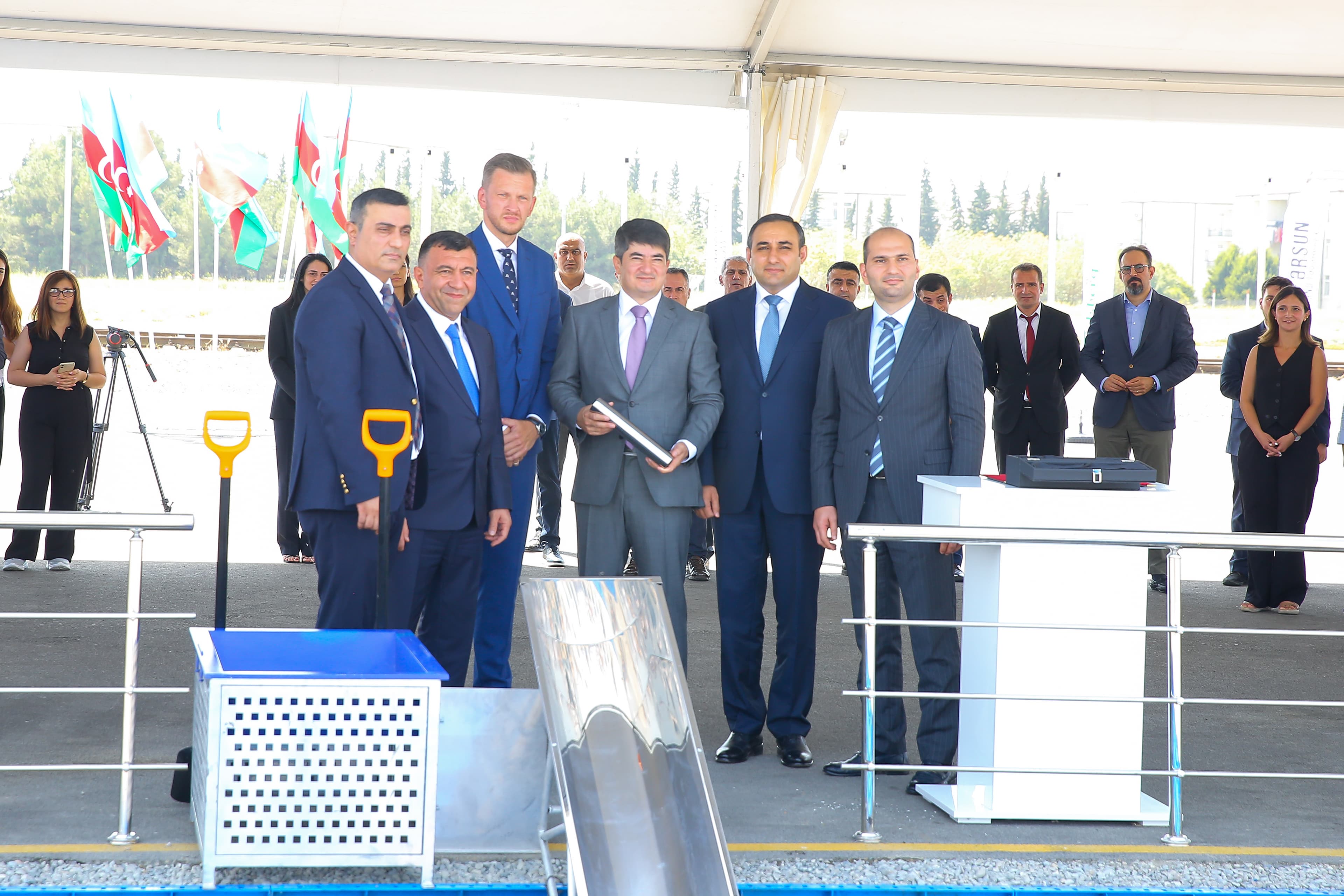 İmişlidə yeni emal müəssisəsinin təməli qoyulub