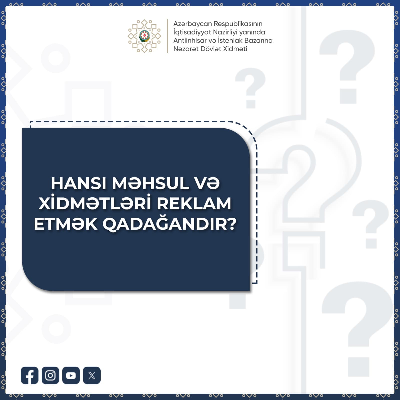 Hansı məhsul və xidmətləri reklam etmək qadağandır?