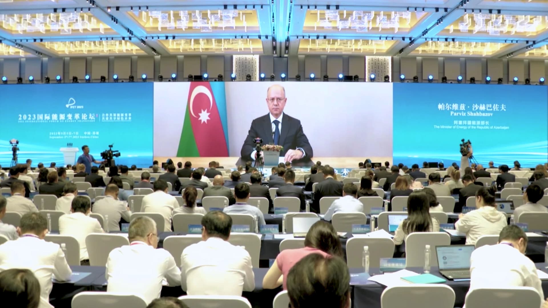 Energetika naziri Çin Beynəlxalq Enerji Keçidi Forumunda iştirak edib