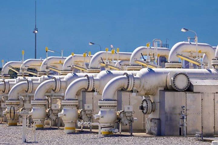 Avropa İttifaqında yeraltı qaz anbarlarının doluluq səviyyəsi 93,5%-ə yaxınlaşıb