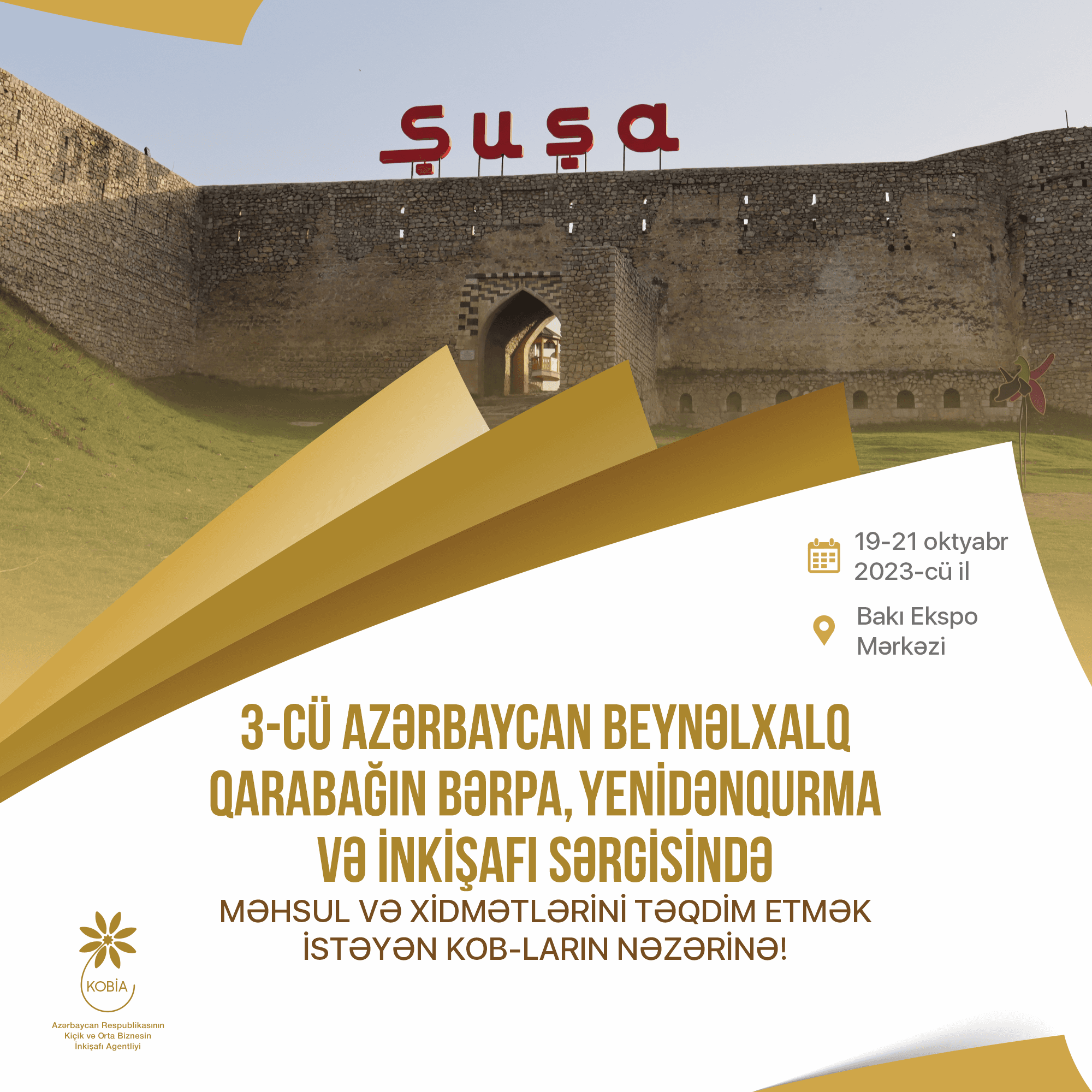 Qarabağın Bərpa, Yenidənqurma və İnkişafı Sərgisiylə bağlı KOB-lara müraciət