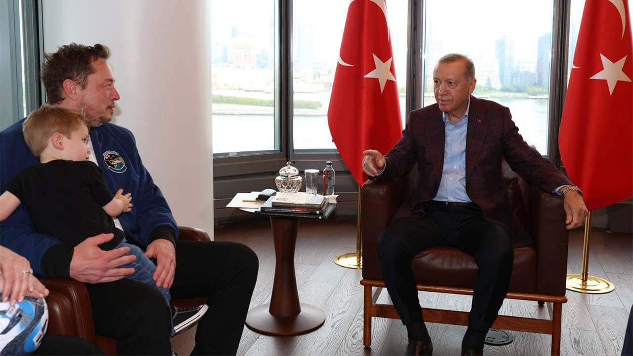 Ərdoğan Tesla və SpaceX-in qurucusu İlon Maskı qəbul edib