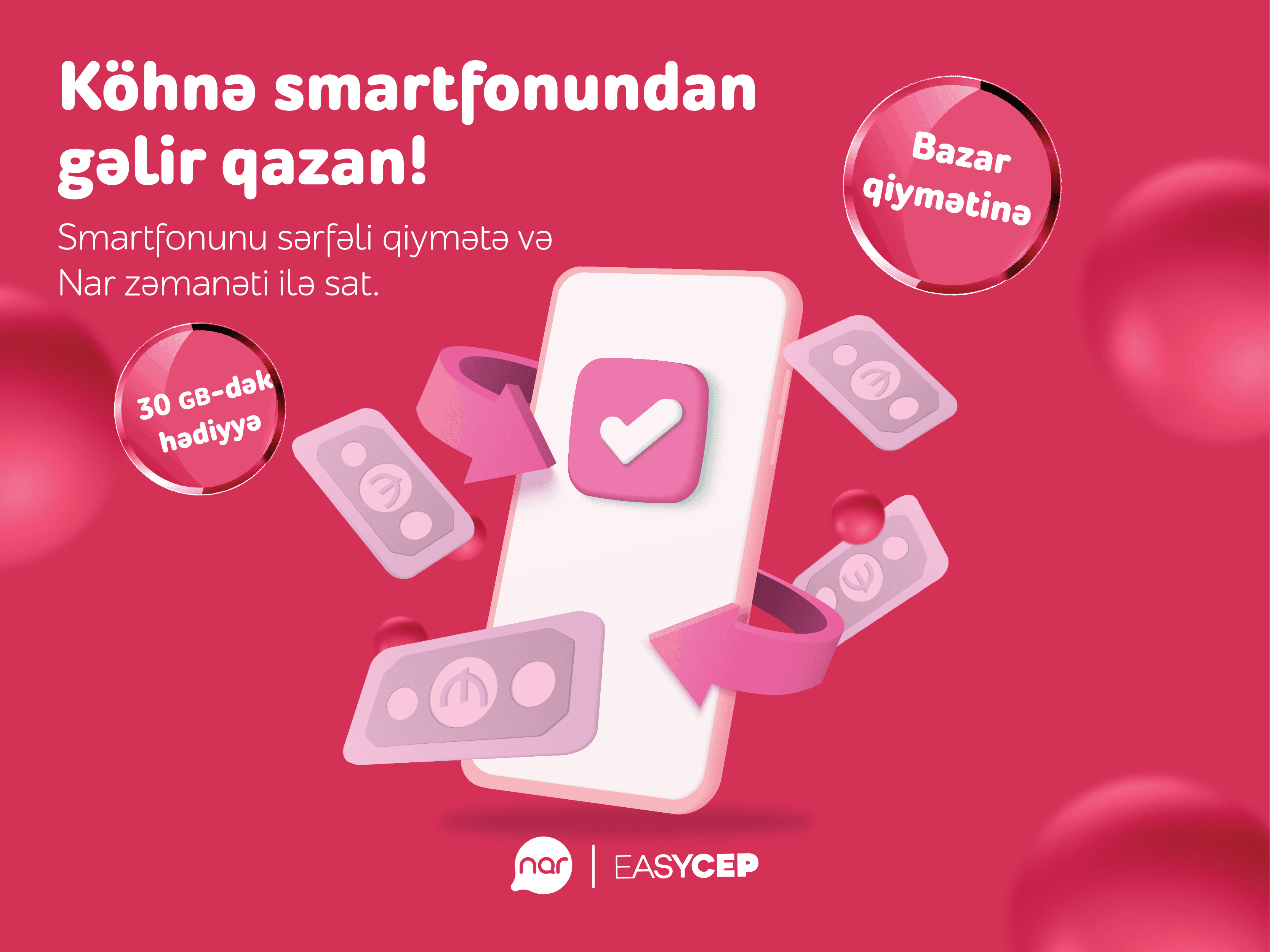 “Nar”dan əla fürsət: Köhnə smartfonunu sərfəli şərtlərlə sat!