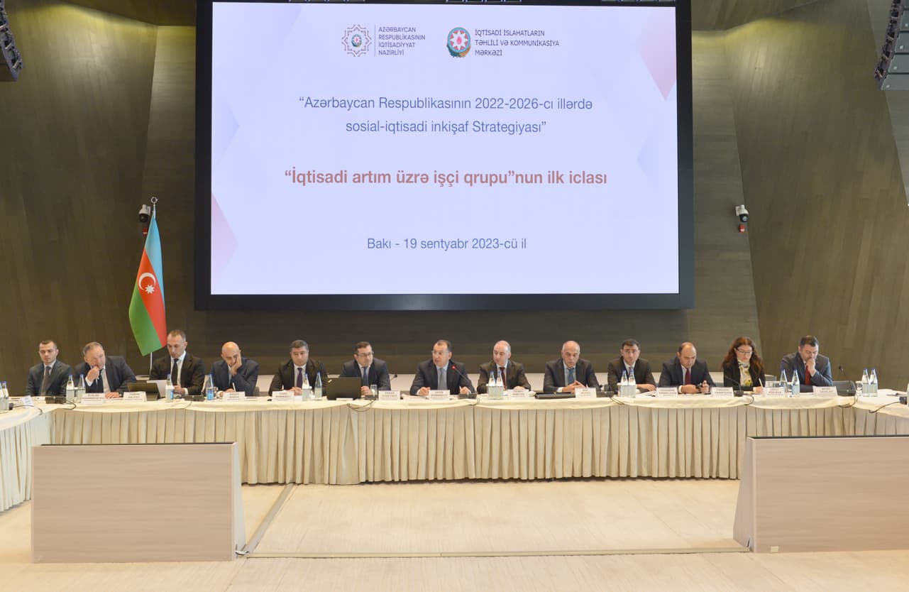 “İqtisadi artım üzrə işçi qrupu”nun ilk iclası keçirilib