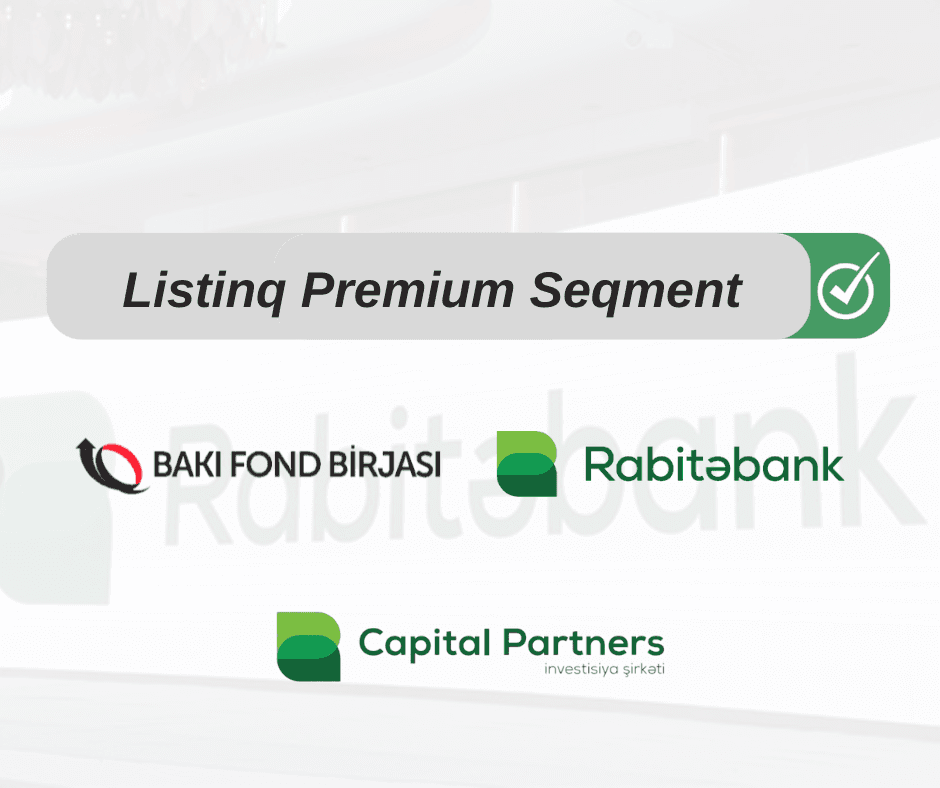 "Rabitabank" ASC-nin istiqrazları Bakı Fond Birjasında listinqə daxil olmuşdur