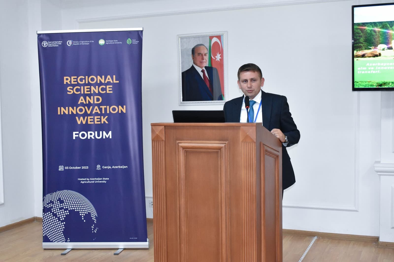 “Dayanıqlı Ərzaq Təhlükəsizliyində Elm və İnnovasiyaların Rolu” mövzusunda beynəlxalq forum keçirilib