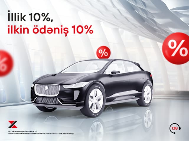 Xalq Bankdan illik 10 %-lə avtokredit!