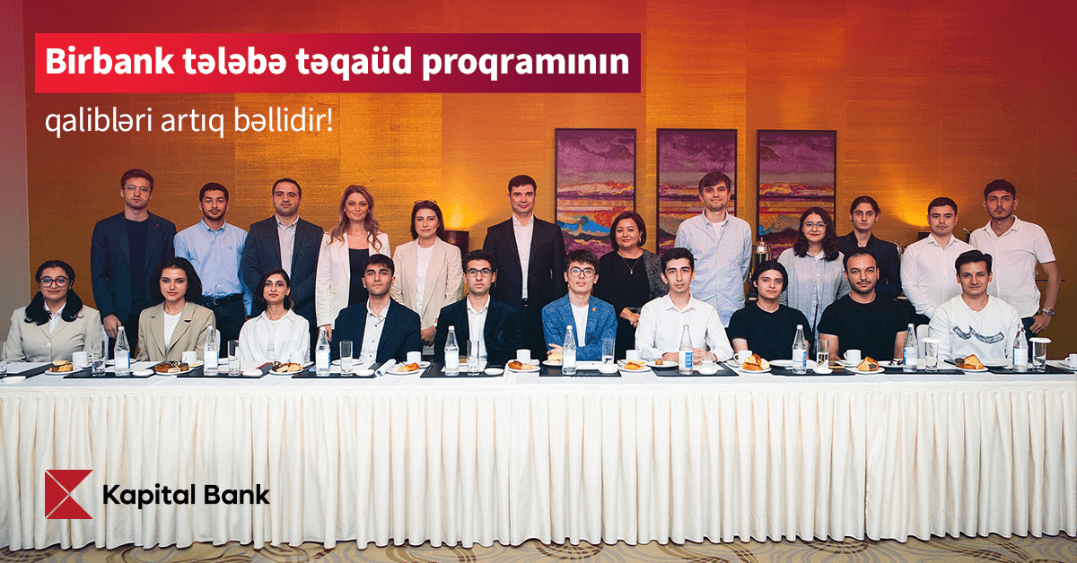 “Birbank” tələbə təqaüdü proqramının qalibləri bəlli olub