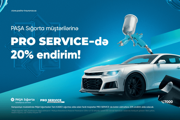 PAŞA Sığorta Tam KASKO üçün yeni endirim fürsəti təqdim edir!