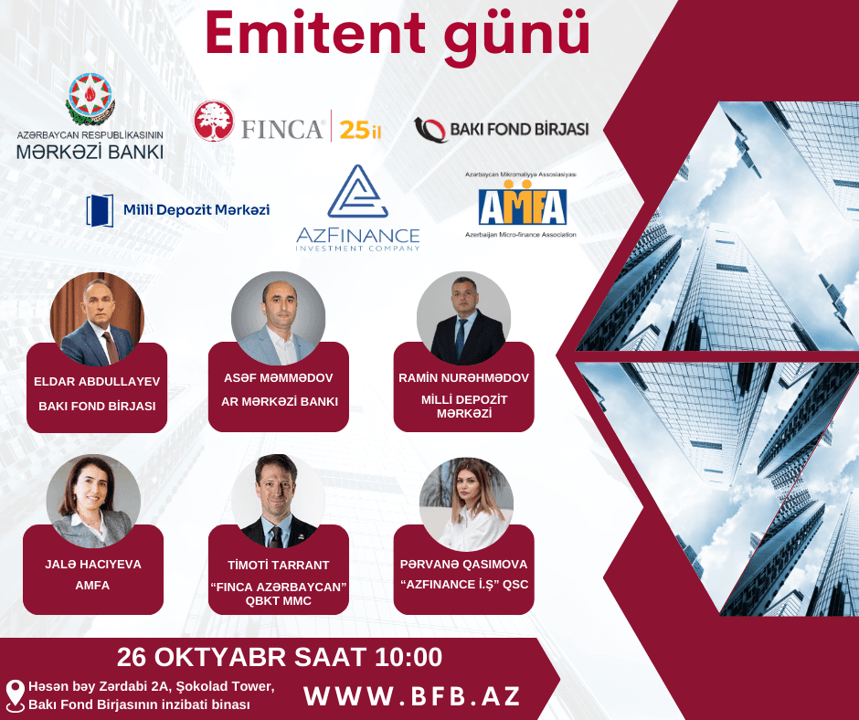 Bakı Fond Birjasında “Emitent Günü” tədbiri baş tutacaq