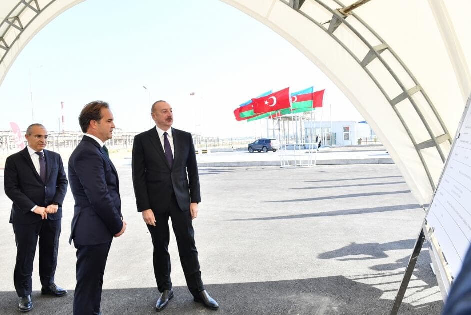 Prezident Sumqayıtda təməlqoyma mərasimlərində iştirak edib - FOTO