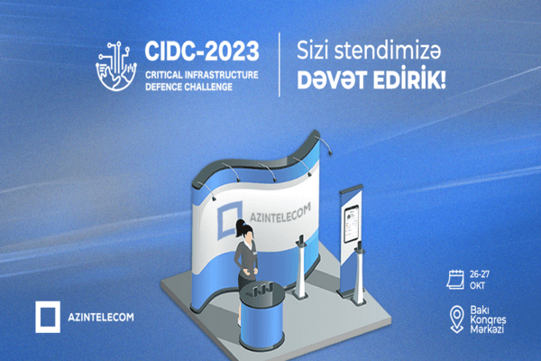 AzInTelecom “CIDC-2023”də “Qızıl sponsor” kimi stendlə çıxış edir
