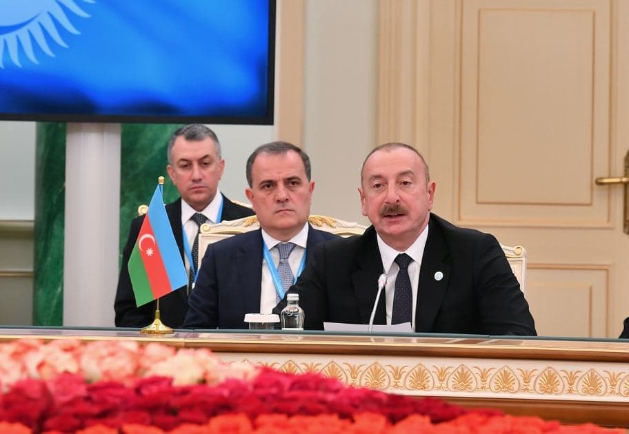 Prezident İlham Əliyev: Azərbaycan Şərq-Qərb Nəqliyyat Dəhlizinin dayanıqlı fəaliyyətinə dəyərli töhfəsini verir