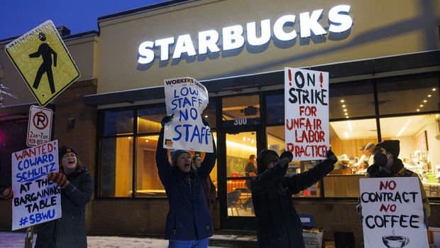 Starbucks işçiləri tarixi tətilə hazırlaşır