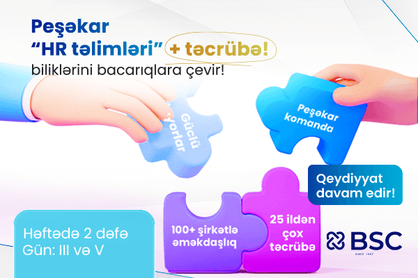 “Peşəkar HR Təlim Proqramı”na qeydiyyat davam edir