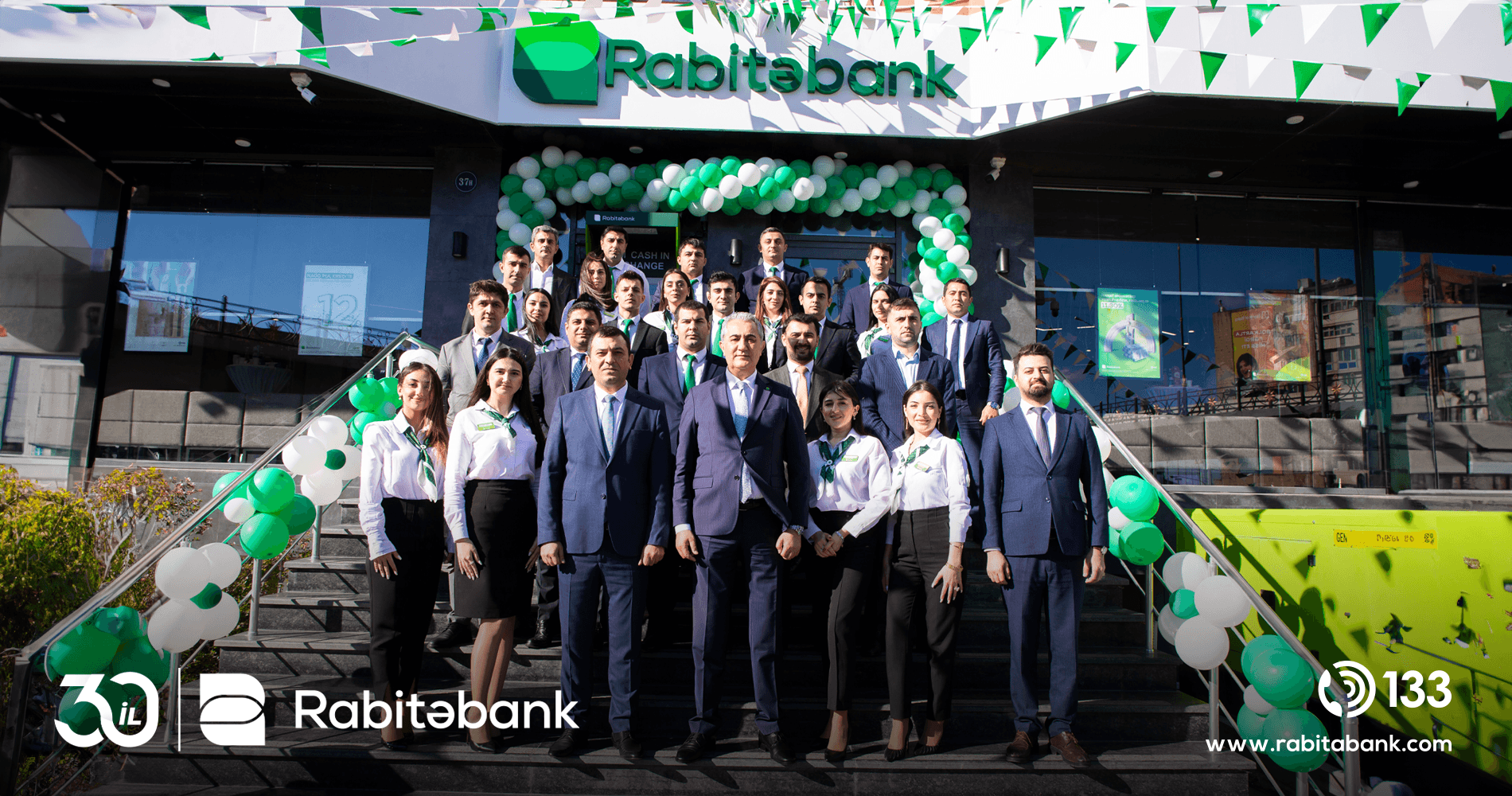 Rabitəbank yenilənmiş müasir konseptli Səbail filialının açılışını edib