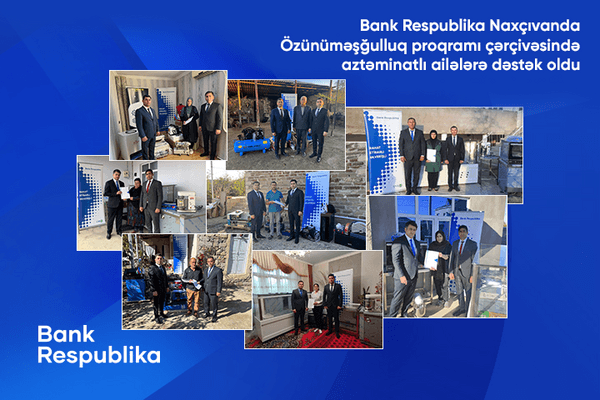 Bank Respublika Naxçıvanda aztəminatlı ailələrə dəstək olub!