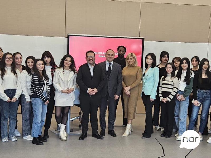 “Nar” sosial məsuliyyətli biznes modelini ADA Universitetində təqdim edib