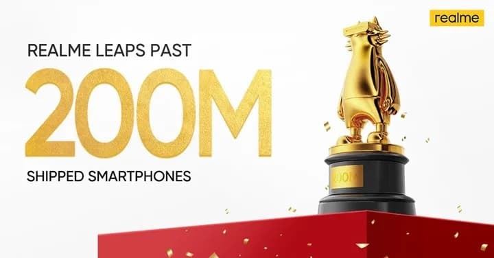 Realme-dən yeni rekord: 200 milyonu keçib