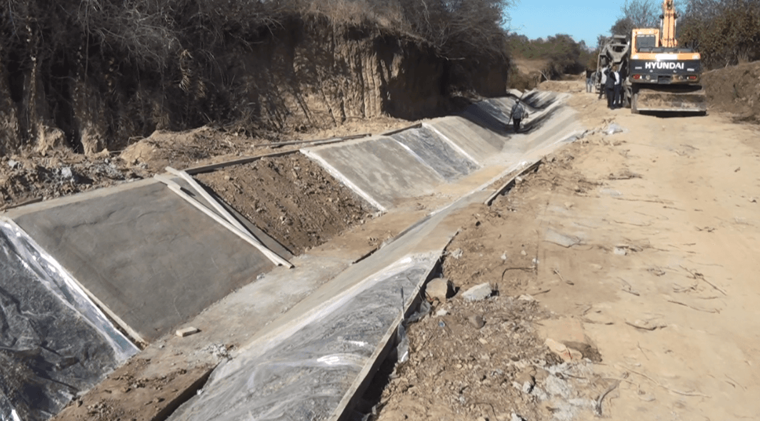 Tovuzda beton kanal çəkilir - ADSEA