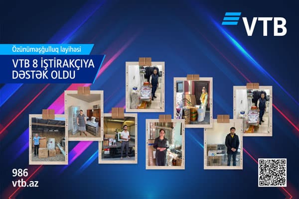 VTB (Azərbaycan) vətəndaşlara öz biznesini açmağa kömək edib