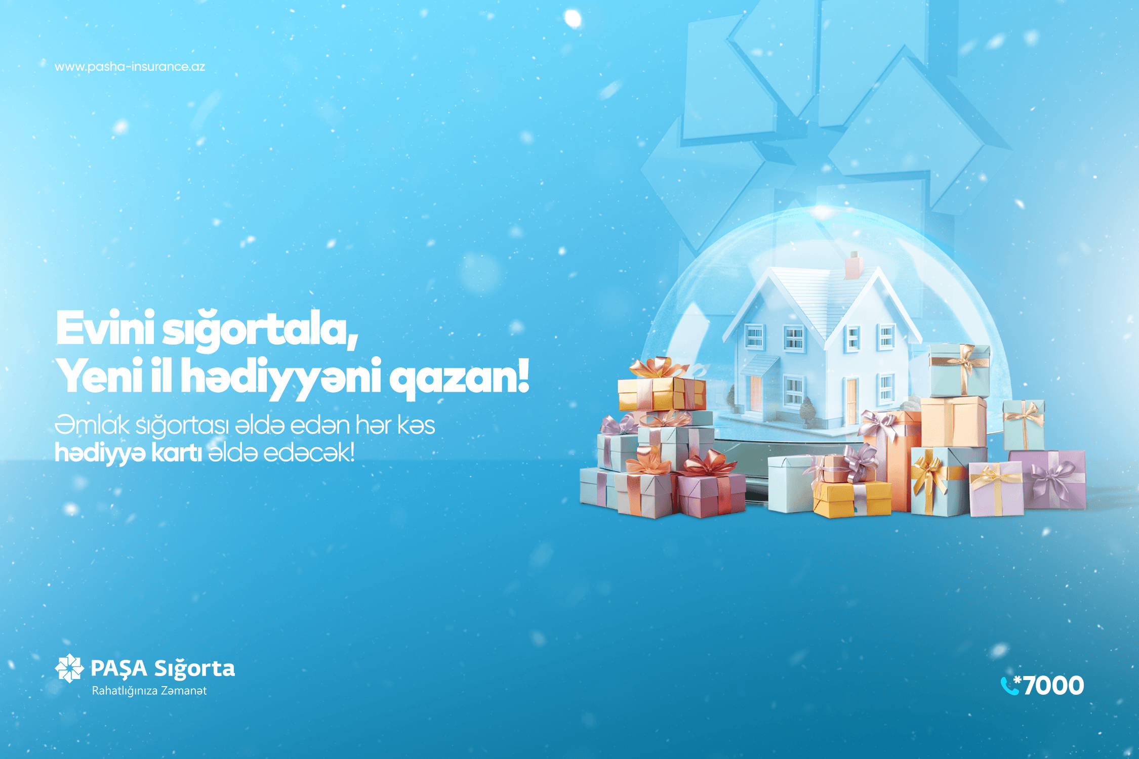 PAŞA Sığorta əmlakını sığortalamaq istəyənlər üçün Yeni ilə özəl fürsət təqdim edir!