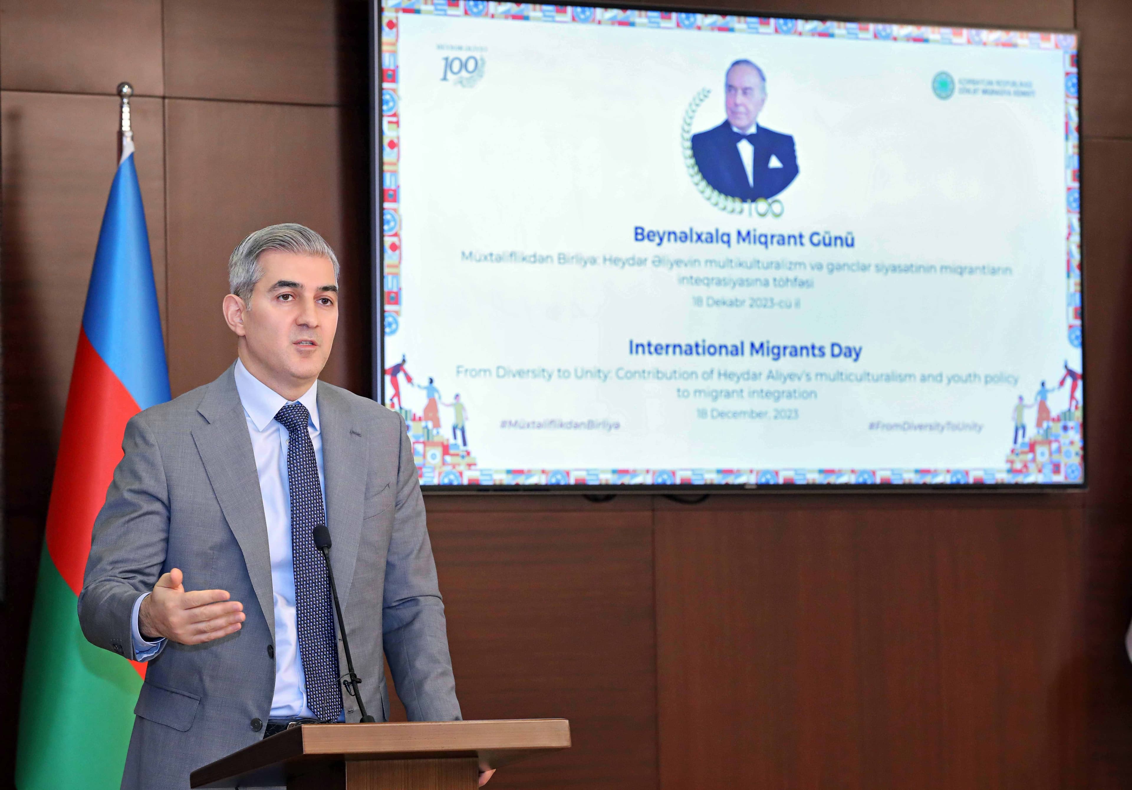 “Müxtəliflikdən Birliyə: Heydər Əliyevin multikulturalizm və gənclər siyasətinin miqrantların inteqrasiyasına töhfəsi” adlı tədbir keçirilib