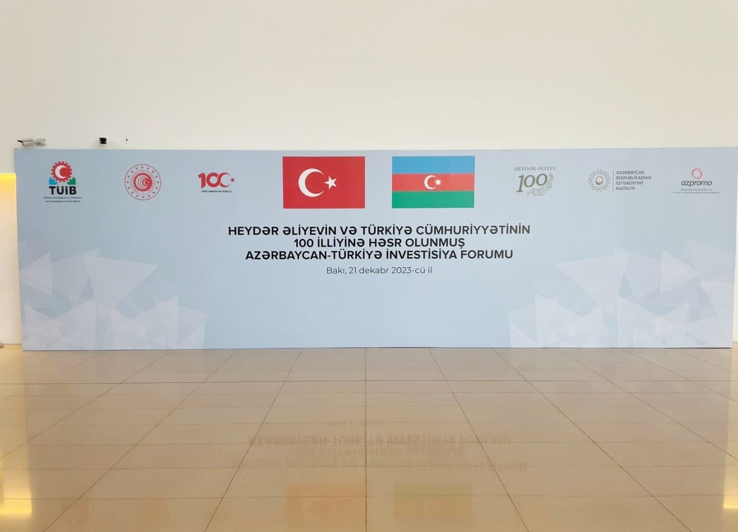 Bakıda Azərbaycan-Türkiyə İnvestisiya Forumu başlayıb