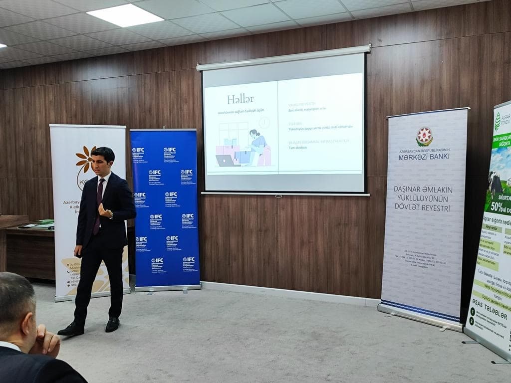 Şəki şəhərində “Daşınar əmlak əsaslı maliyyələşmə günü” keçirilib - FOTO