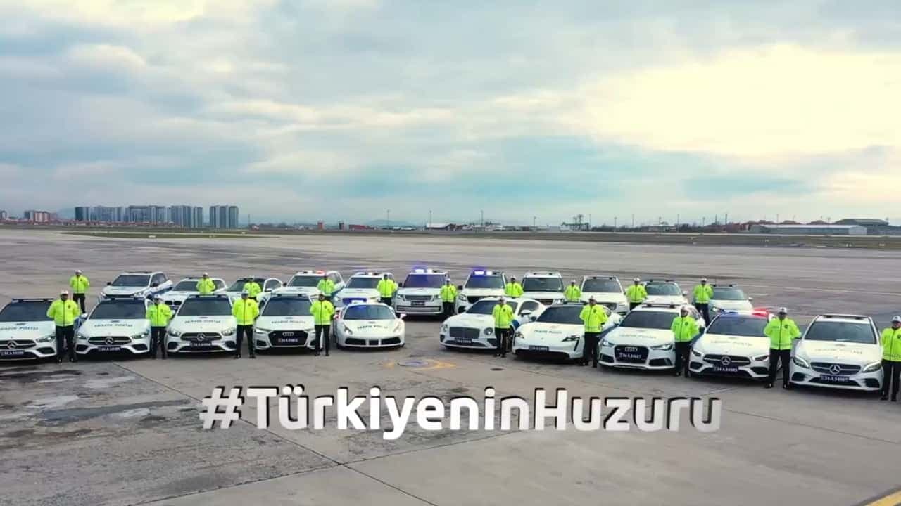 İyirmidən çox lüks avtomobil türk polisinin inventarına girib!