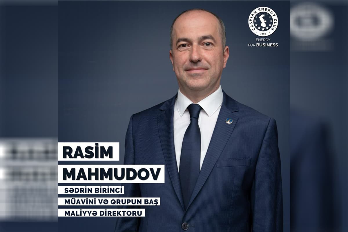 Rasim Mahmudov "Caspian Energy Club"un sədrinin birinci muavini vəzifəsinə təyin edilib