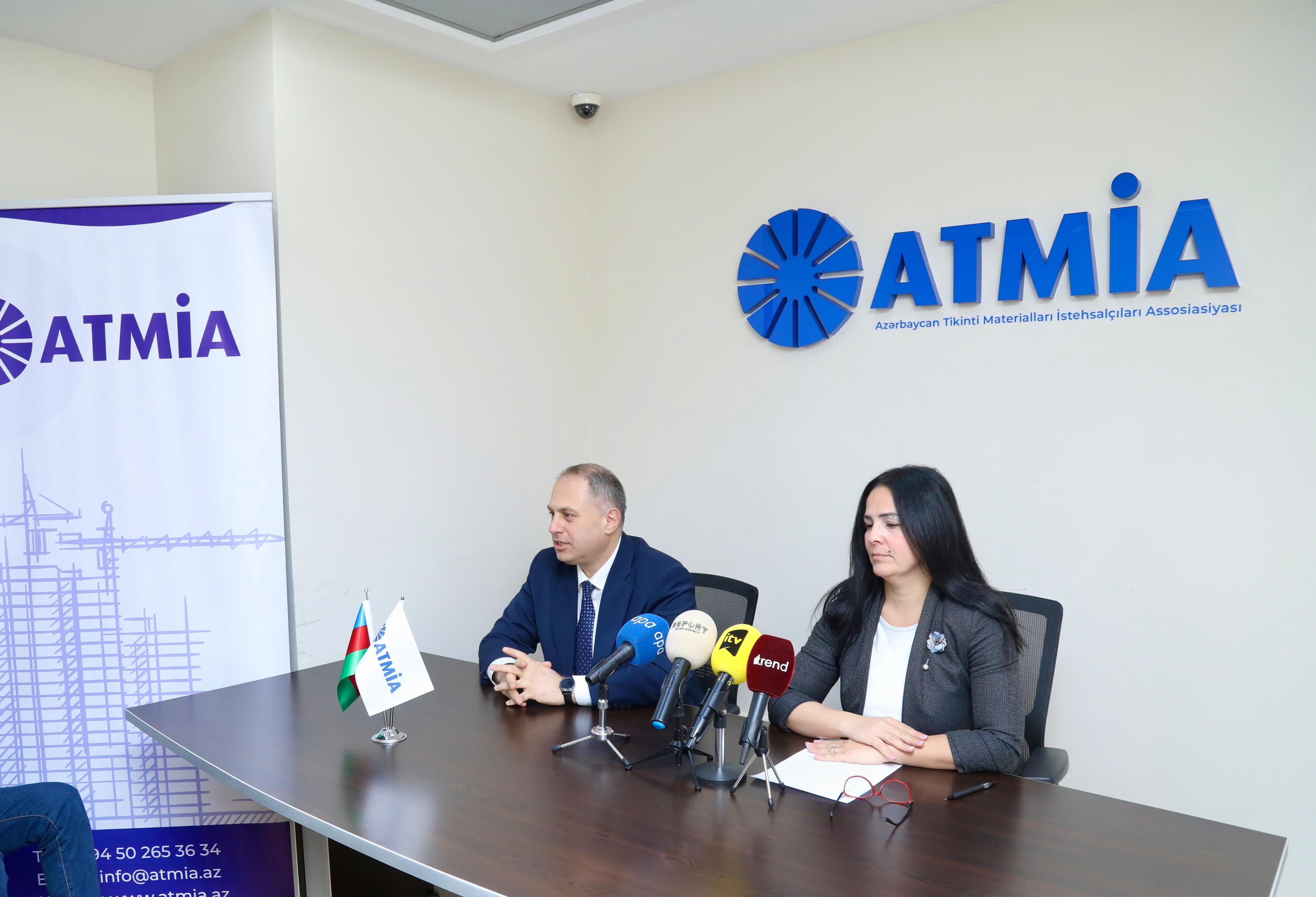 Azərbaycanda inşaat materialları istehsalçılarını professional inkişafına dəstək olmağı planlayırıq - ATMİA