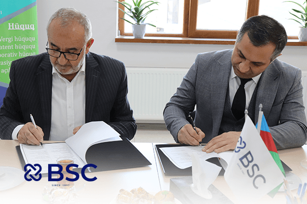 “BSC Consulting” ilə “Accounting.az” MMC şirkəti arasında əməkdaşlıq müqaviləsi imzalanıb