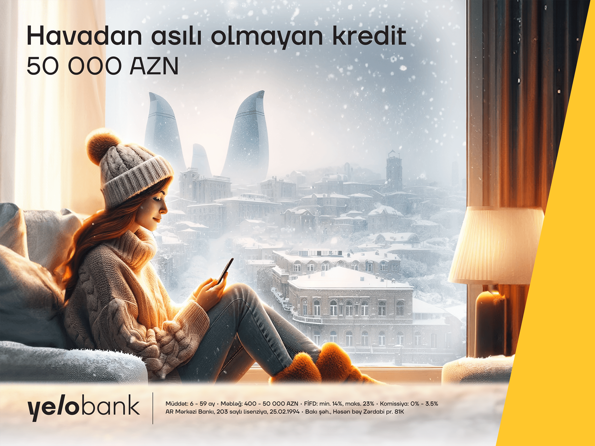 Havadan asılı olmayan tam onlayn kredit!