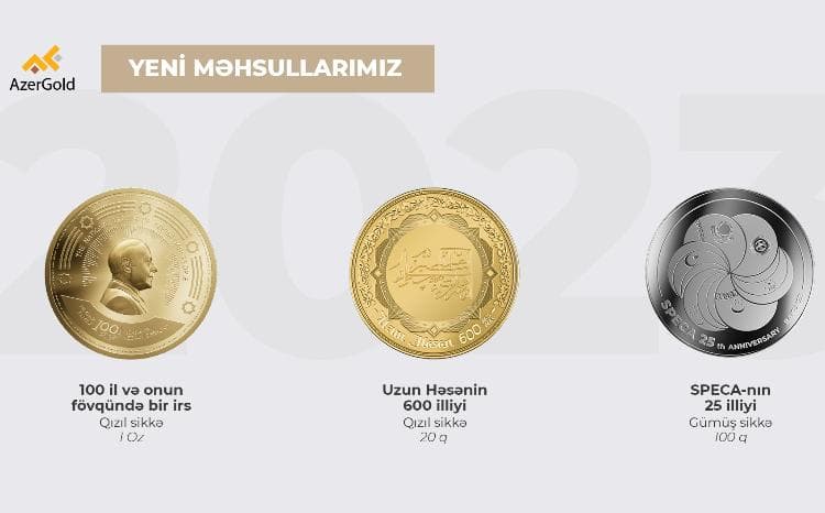 Azərbaycanda “Smartminting” texnologiyası ilə 999.9 əyarlı qızıl sikkəyə 3 ölçülü relyef verilib