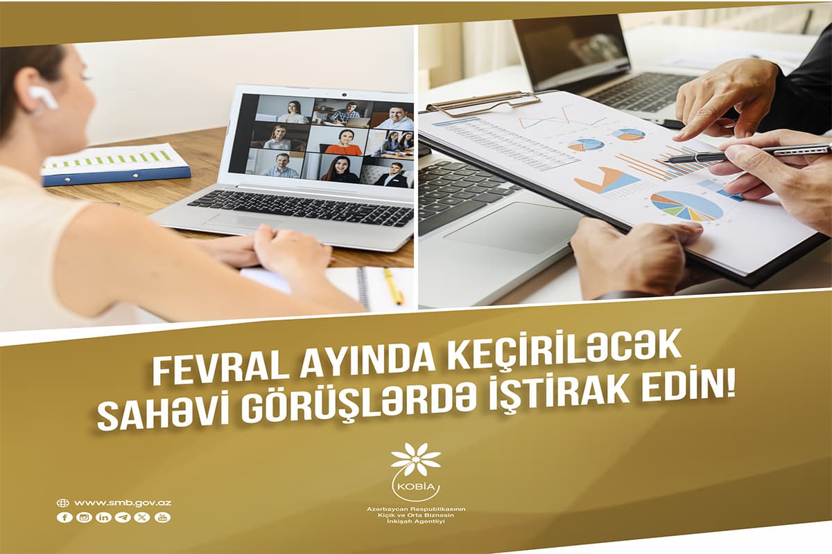 Fevral ayında sahibkarlar üçün müxtəlif mövzularda görüşlər və maarifləndirici tədbirlər keçiriləcək