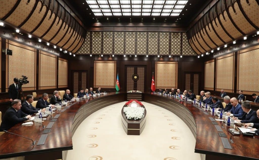 Prezident İlham Əliyevin və Rəcəb Tayyib Ərdoğanın geniş tərkibdə görüşü olub