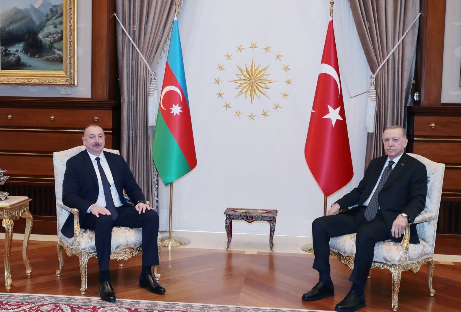 Prezident İlham Əliyev və Prezident Rəcəb Tayyib Ərdoğan mətbuata bəyanatlarla çıxış ediblər
