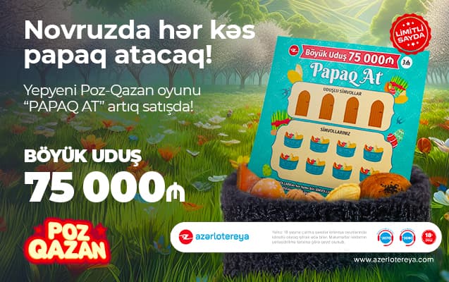 Novruza özəl yeni “Papaq at” lotereyası satışa çıxıb