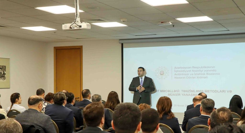 Rəqabət Məcəlləsinin tətbiqi ilə bağlı Azərbaycan Sahibkarlar Konfederasiyasının üzvlərinə maarifləndirici seminar keçirilib