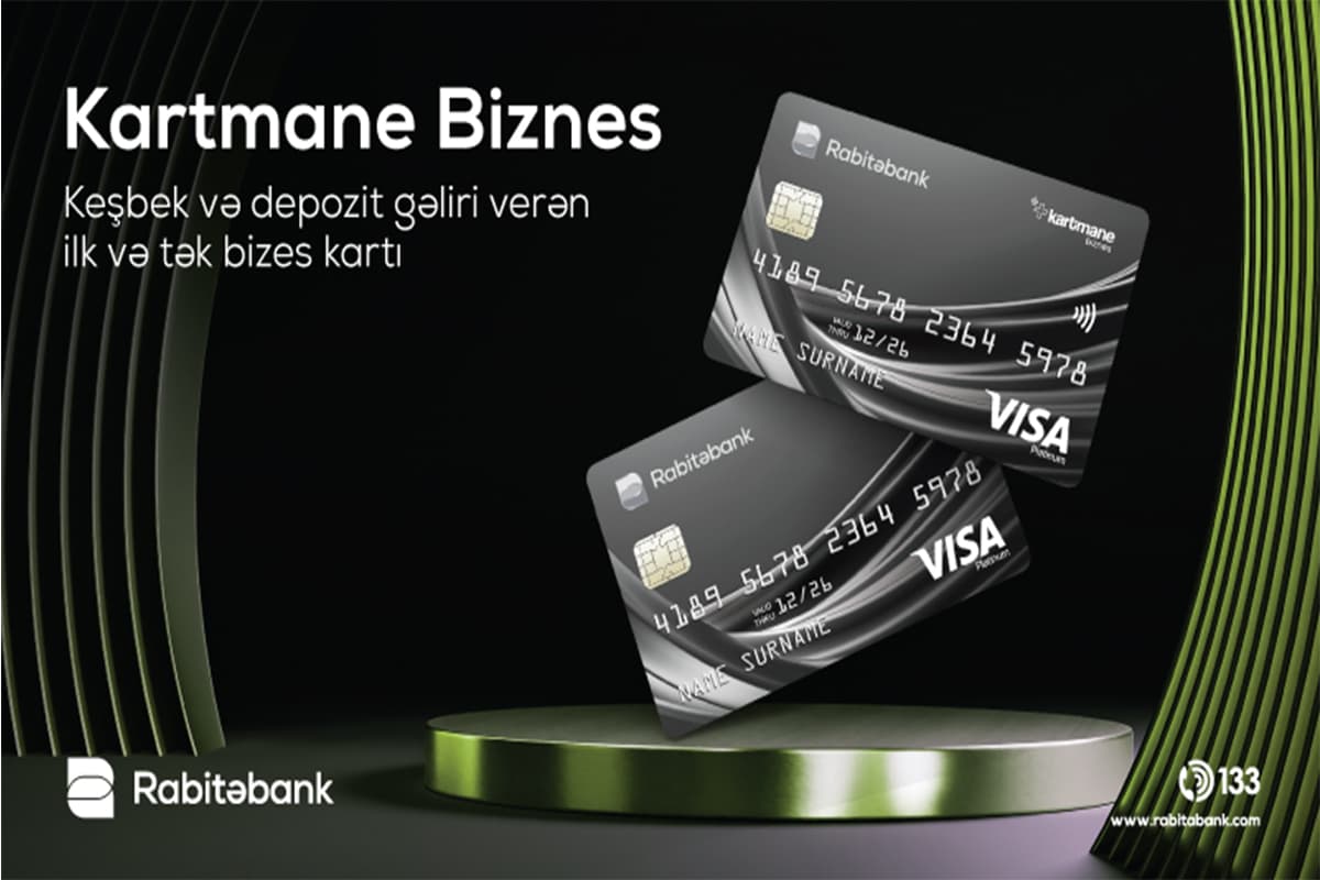 Ölkədə ilk keşbek və depozit gəlirli premium biznes kart!