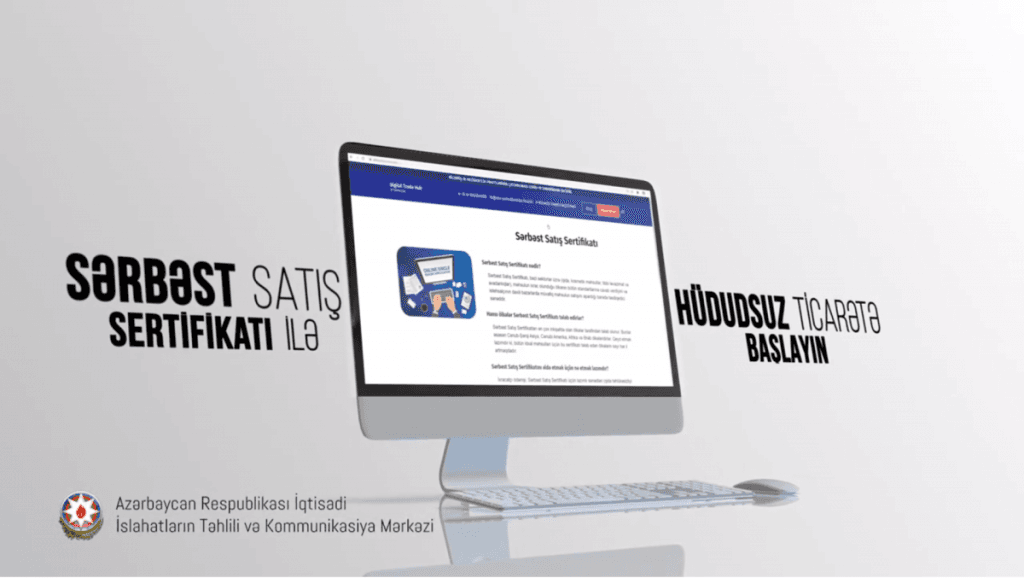 Azexport portalı yerli malların İsrailə ixracı üçün sərbəst satış sertifikatlarını təqdim edib