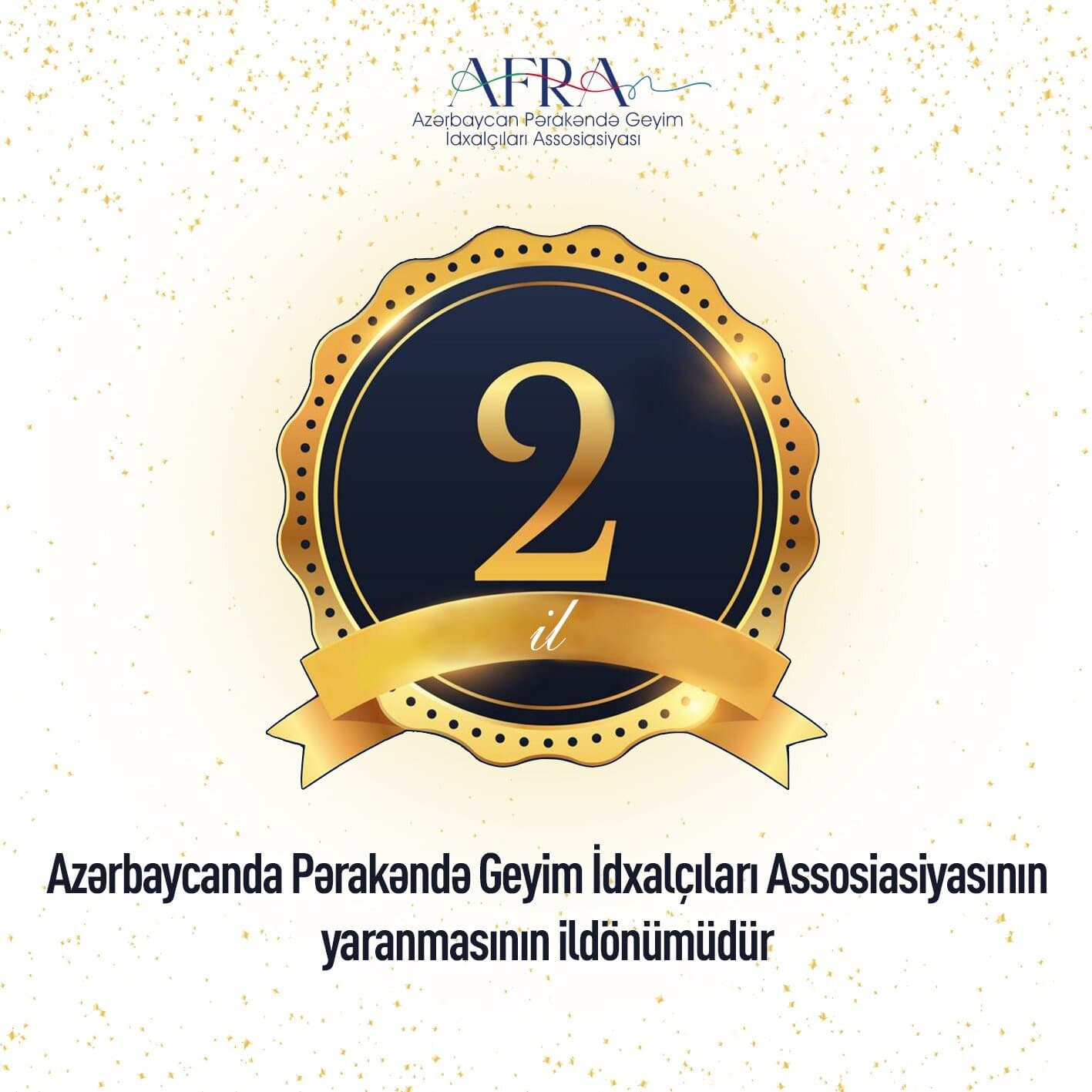 Azərbaycanda Pərakəndə Geyim İdxalçıları Assosiasiyası fəaliyyətinin 2-ci ildönümünü qeyd edir