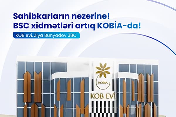 BSC Consulting artıq Kobia-da!